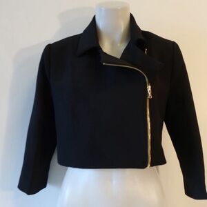 Toccin NY cropped moto jacket / blazer